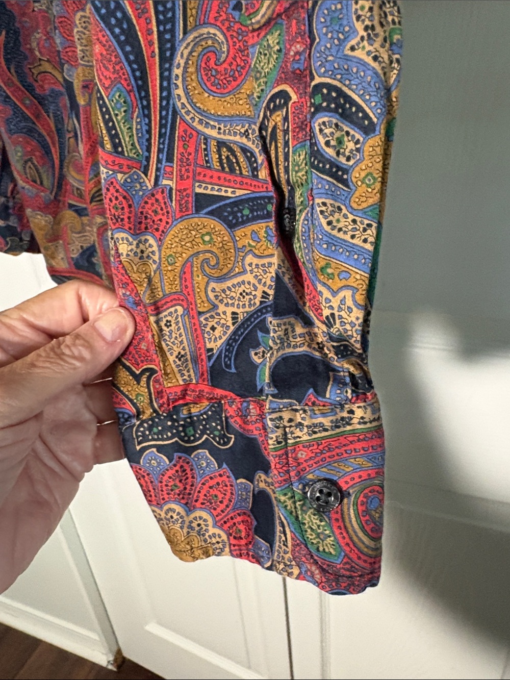 Lauren Ralph Lauren lightweight cotton button down shirt. Size 1X - Picture 3 of 8